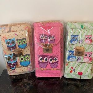 FASHIONISTA Owl Crossbody Wristlet Wallet Bag New